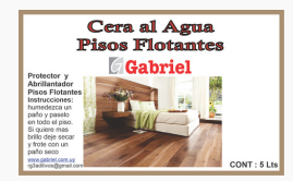 Cera al Agua para Piso Flotante